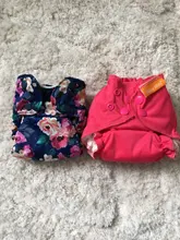 Diapers Happy-Flute Tiny Newborn-Baby Double-Gussets Bamboo Cotton Organic Reusable 10pcs