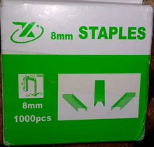 Grapas en forma de U/puerta/T, clavos de 1000x2mm para pistola grapadora, 10,1 Uds.