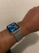 Milanese-Correa de reloj para Apple Watch, pulsera de acero inoxidable para hombre y mujer, 38mm, 42mm, 44mm, 40mm, 3 4 5 6 SE