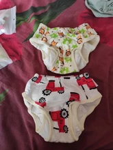 Pañales de tela reutilizables para entrenamiento de bebé, ropa interior lavable, bragas de pañales impermeables