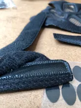 Almohadillas de protección para casco de ciclismo, esponja sellada para casco de motociclismo eléctrico, forro de Velcro, 1/2/4 unidades