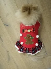Costume Dog Shirt Dress Christmas Cat-Coat Couple for Small Cats Terrier Ropa Para Perro