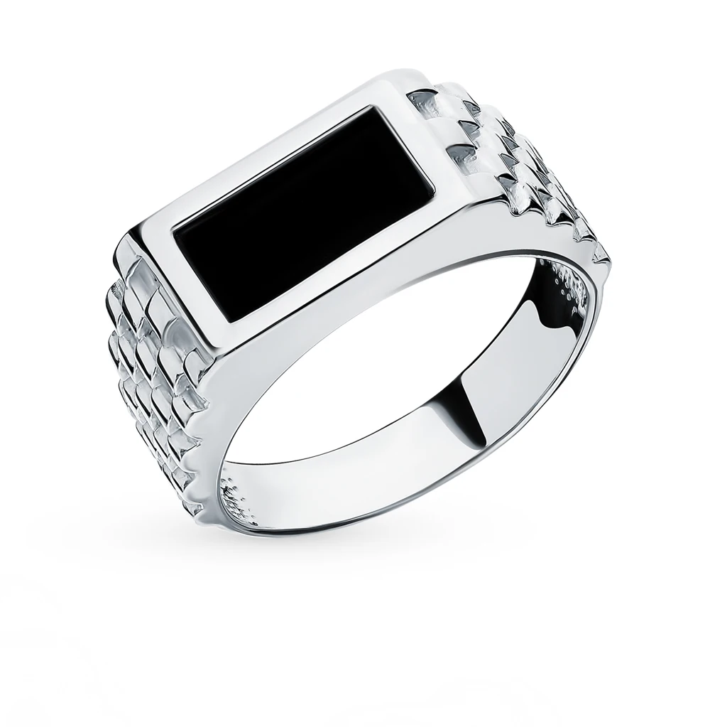 Серебряное кольцо с фианитами SUNLIGHT проба 925