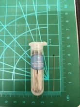 100 Uds Nsect Pins espécimen aguja de acero inoxidable con caja de plástico para laboratorio escolar Entomología cuerpo disección aguja de insecto