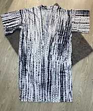 Bikini Cover-Ups Kimono Swim-Suit Beach-Wear Tunic Women Boho Carfigan Sexy Long Plus-Size