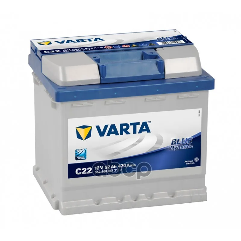 Аккумулятор Varta Blue Dynamic 12v 52ah 470a (R ) 12 16kg 2 | Бытовая техника