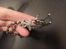 Pulsera Vintage para mujer y niña, tobillera Retro, cadena de la pierna del tobillo, abalorio de cuentas de estrellas de mar, joyería de playa 041