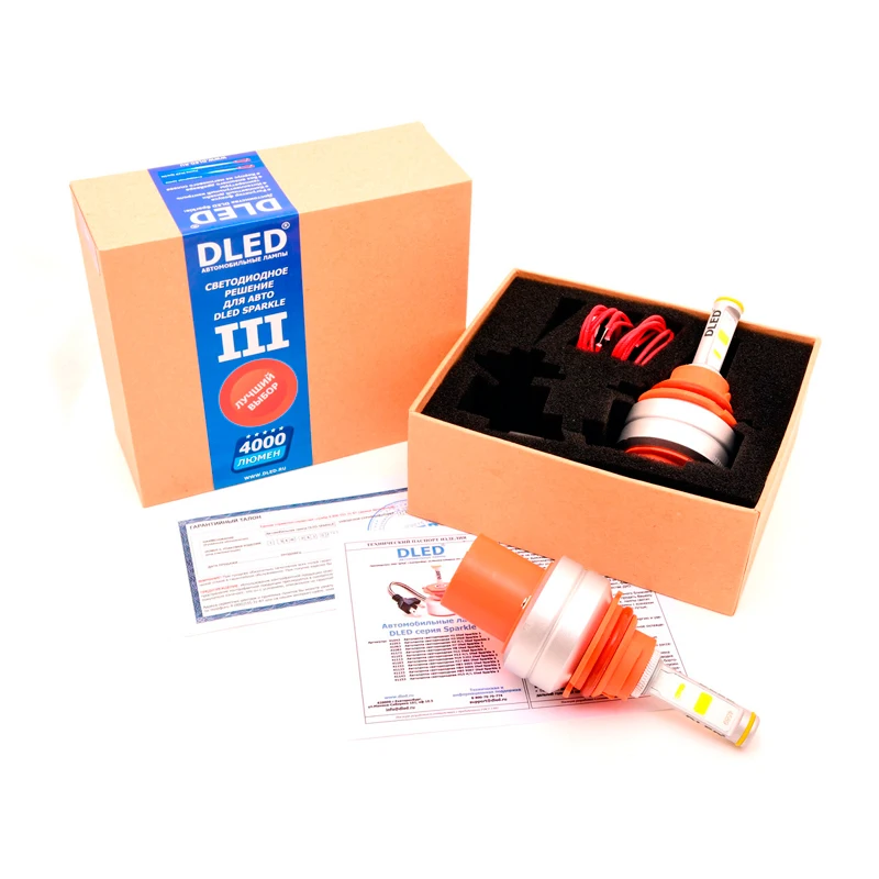Светодиодные автомобильные лампы HB1 9004 DLED "SPARKLE 3"