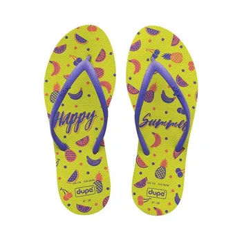 

Women's Flip Flops Happy Summer Dupé Joy Yellow