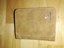Cartera de cuero para hombre, tarjetero, monedero de mano, billetera corta esmerilada, bolsillo para monedas, 2020