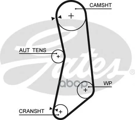 Ремень Грм Fiat 1,2-1.4 01- / Ford 1.2 02- / Lanci 1.2-1.4 03-(129x22) Gates 5627xs Gates арт. 5627XS