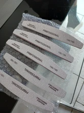 5 unids/lote profesional de uñas limas para manicura pulido curva manicura herramientas 100/180 tampón de uñas herramienta de diagnóstico