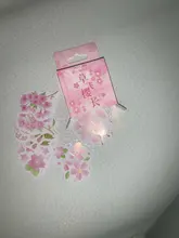 Paquete de 45 unidades de Mini pegatinas de papel para estudiante con lenguaje de las flores, bolsa de pegatinas Diy para planificador diario, pegatina decorativa, álbum de recortes