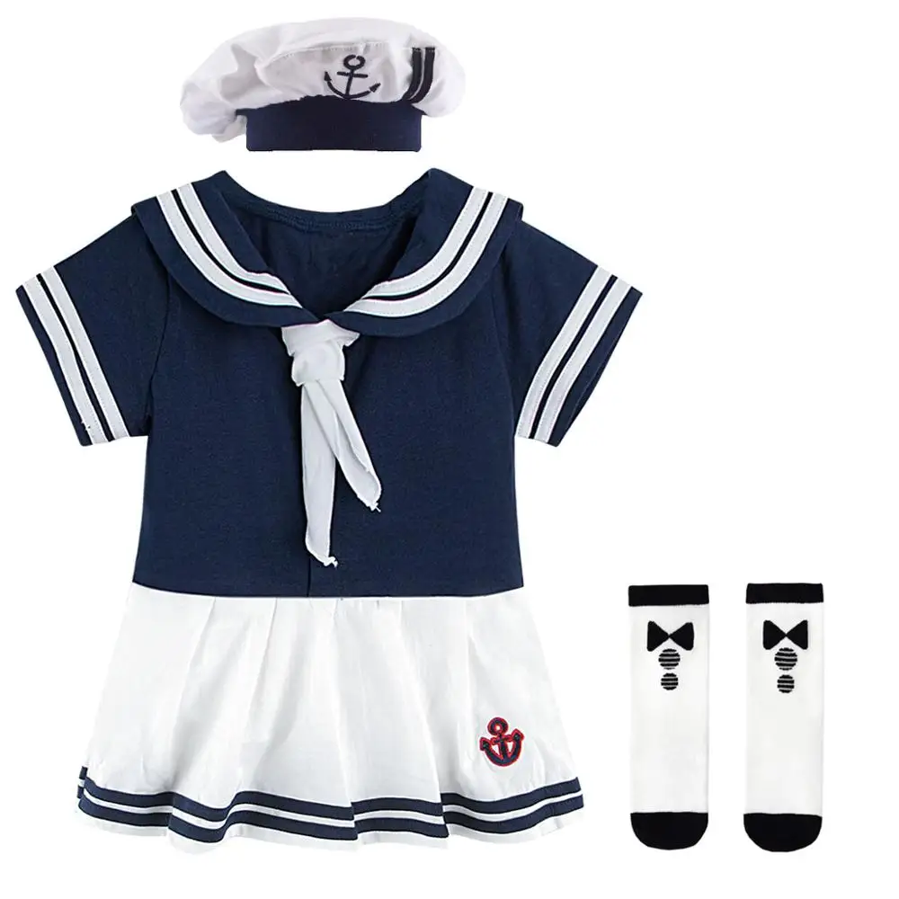 baby girl sailor romper