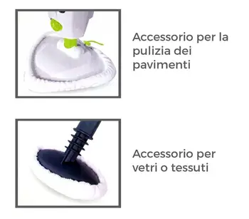 

Scopa a vapore elettrica 12 in 1 superior clean 1500w