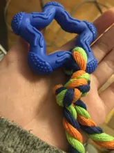 Interactive-Toy Rubber Knot Small-Dog-Training Durable-Shape Chewing Natural Pet-Dog