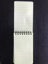 Cuaderno impermeable para todo tipo de clima, cuaderno de notas de papel, militar, para exteriores, Camping