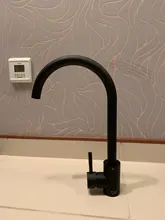 Frap-grifo de fregadero de cocina de acero inoxidable, rociador con pintura en aerosol negra, mezclador de agua fría y caliente de un solo Mango, Y40001/3