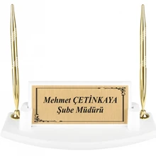 Белая подставка, набор именных табличек, деревянная табличка, деревянная именная табличка, именная бирка, настольный органайзер, офисные аксессуары, настольные аксессуары