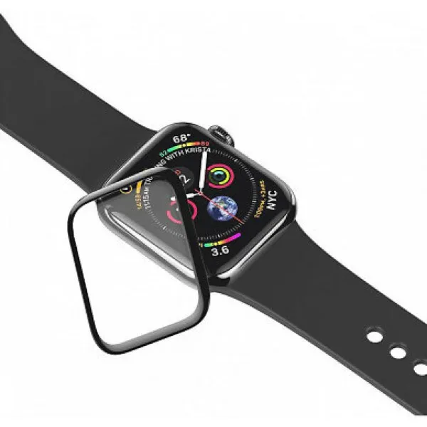 Защитное стекло Baseus 0.3mm Full-screen Curved Tempered Film 44MM for AP Watch 4 SGAPWA4-B01(Черный