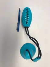 Juguetes de perro ventosa de silicona para perros de compañía Tug interactivo bola juguetes para mascotas masticar morder los dientes cepillo de limpieza de los perros Juguetes