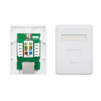 

Rosette Surface RJ45 CAT.5 FTP White 1 Gang