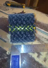 Cepillo eléctrico de alambre abrasivo de nailon, rueda de pulido para carpintería y metalúrgica, 120x100x19mm, 1 Uds.