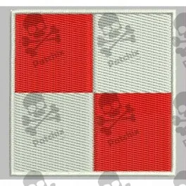 

Embroidered patch NAUTICAL FLAG LETTER U (ICS UNIFORM)