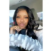 Wigirl-Peluca de cabello humano ondulado de 13x4 para mujer negra, postizo de encaje Frontal, pelo brasileño virgen predespuntado con densidad de 150%