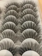 Pestañas postizas 3D de visón Natural, accesorio de maquillaje de imitación, 3D, 5/8/14 pares