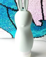 Botellas de viaje de silicona con forma de Animal, contenedor de loción y champú cosmético, tubo exprimible, accesorios de viaje, almacenamiento de botellas rellenables