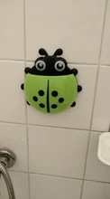 Toothbrush-Holder Rack Hanging-Organizer Suction-Cup Ladybug Bathroom-Accessories Wall-Mount