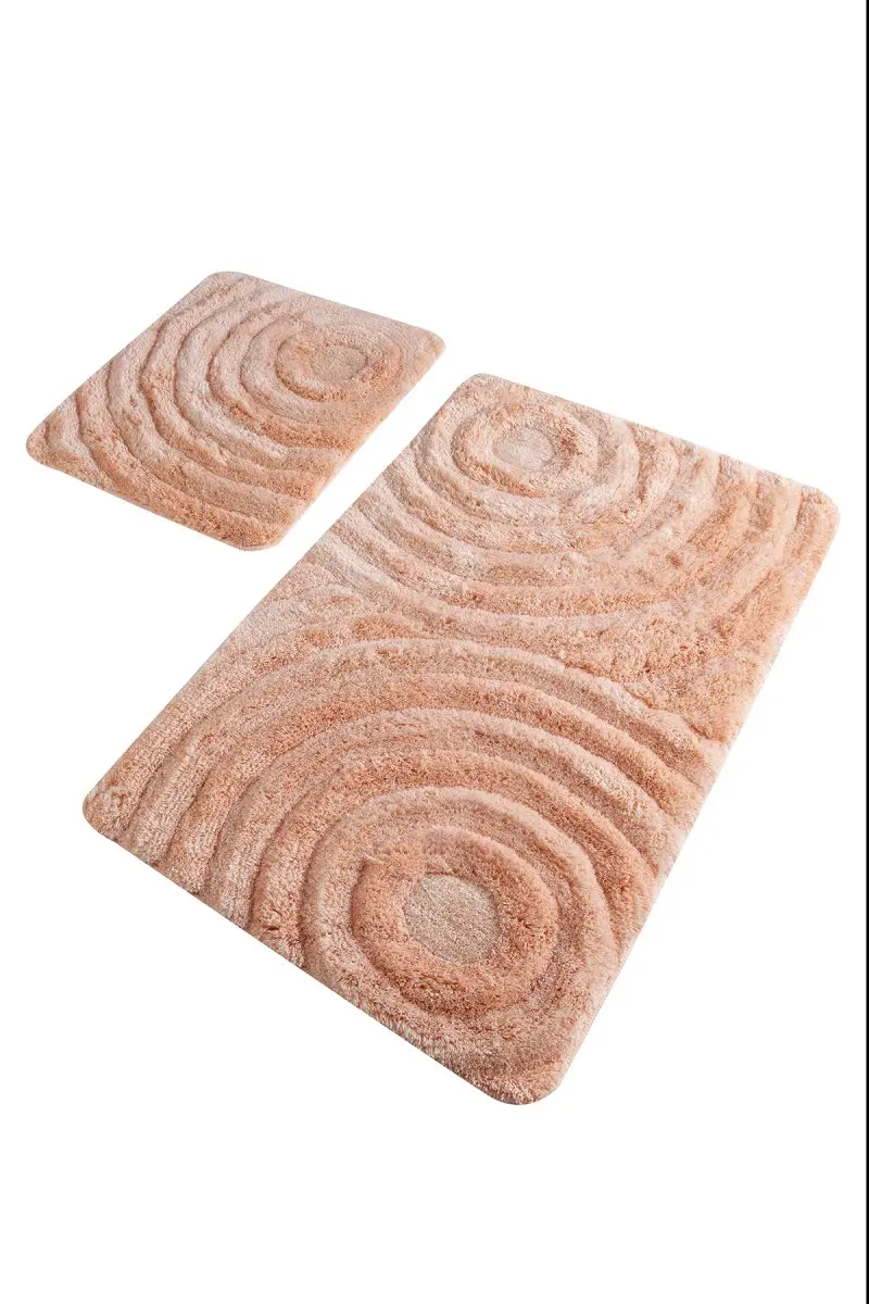 Коврики для ванной нескользящие Противоскользящие коврики противоскользящие Анти-формы волна лосось 2'Li набор 60X100 см-50X60 см