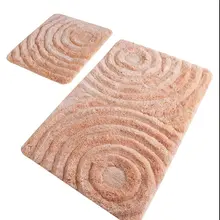 Коврики для ванной нескользящие Противоскользящие коврики противоскользящие Анти-формы волна лосось 2'Li набор 60X100 см-50X60 см