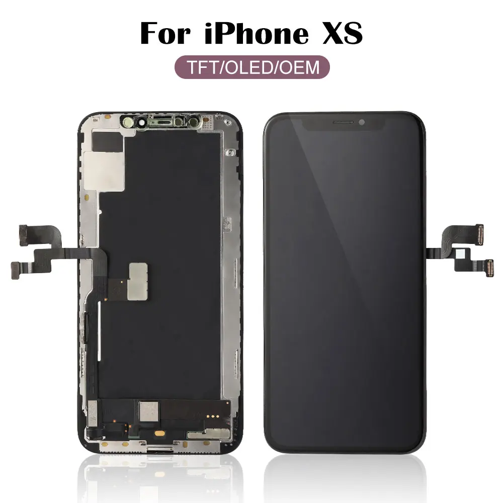 Elekworld класс OEM КАЧЕСТВО OLED для iPhone XS ЖК дисплей с сенсорным экраном дигитайзер