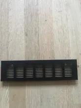 Ventilación de la hoja perforada Rendijas de ventilación de aluminio ventilador cubierta de rejilla de ventilación para armario zapato aire acondicionado casa decoración de la cubierta