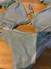 Swimwear Women Biquinis Sexy Bikini Beach-Wear Ruffles Push-Up Feminino Female Mujer