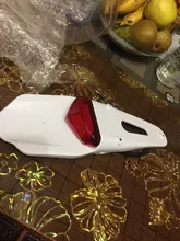 Guardabarros trasero Universal para motocicleta, lámpara de freno con luz LED trasera de 12V para SUZUKI HUSQVARNA TE250 TE300 RMZ250 RMZ450 DRZ40