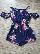 Mono con estampado de flores para mujer, Peto corto con hombros descubiertos, mono de pecho para mujer, forrado sin tirantes