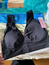 VEQKING M-XXL XXXL 4XL 5XL 6XL de gran tamaño Sujetador deportivo negro Blanco transpirable alambre libre dormir diaria sujetador de La Yoga las mujeres acolchado deporte