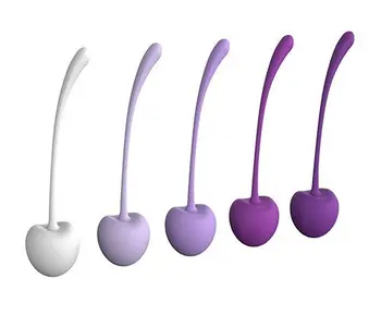 

Set of purple white beads CHERRY KEGEL EXERCISERS