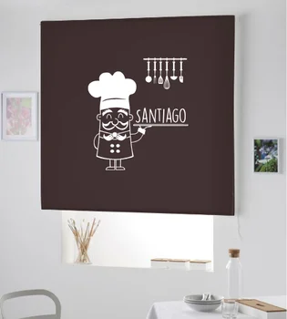 

Blind Iroa customizable for kitchen/Chef Santiago! ROLLER BLINDS TRANSLUCENT! (CHOCOLATE 100X175)