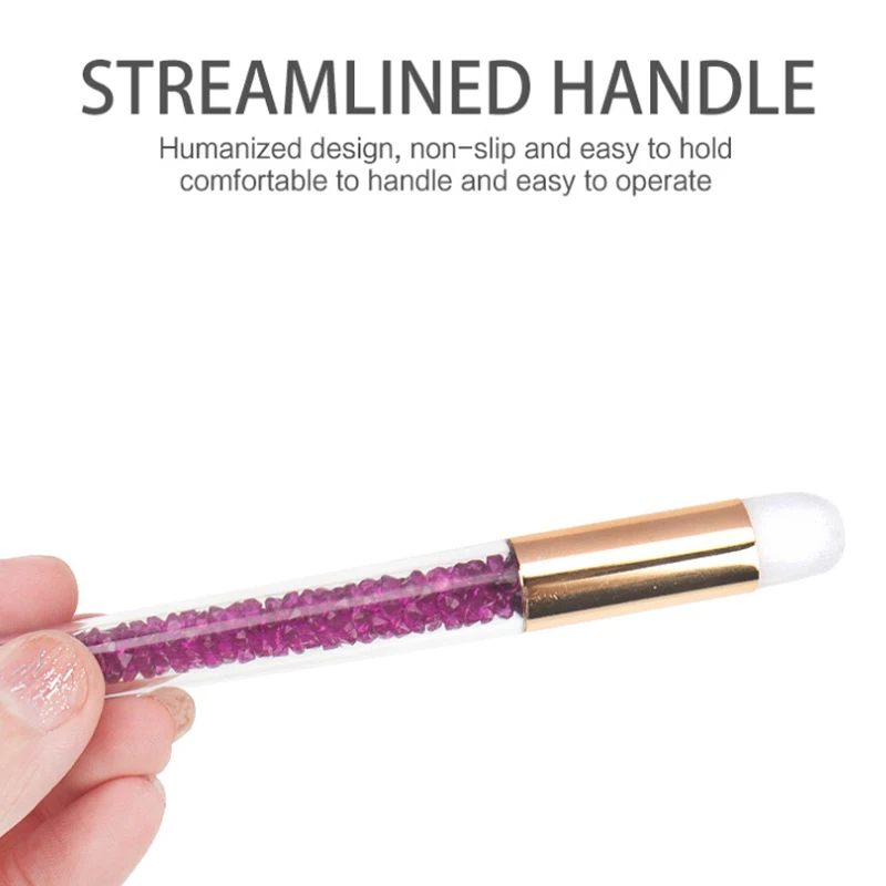 5 teile/satz weiche Wimpern verlängerung Reinigungs bürsten Augenbrauen Nase Komedonen saubere Bürste Wimpern Shampoo Make-up Pinsel Werkzeuge – Detail 6