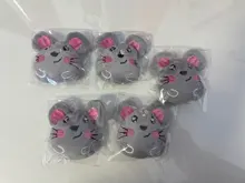 New Catnip Toy, Huggie the Gray Mouse, Fun Cat Toy with Real Catnip Inside