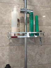 Shower Shelf Rack Lifting-Storage-Tray Bathroom-Accessories Plastic-Holder Rectangle
