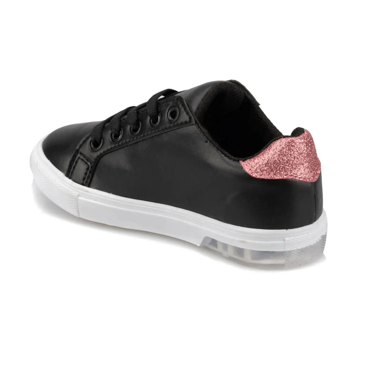 FLO 92.511773.P Black Female Child Sneaker Shoes Polaris