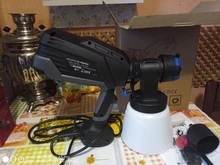 PROSTORMER-pistola de pulverización de pintura, pulverizador eléctrico de 600W, 4 tamaños de boquilla, HVLP, Control de flujo de 1000ml, aerógrafo de fácil pulverización para el hogar