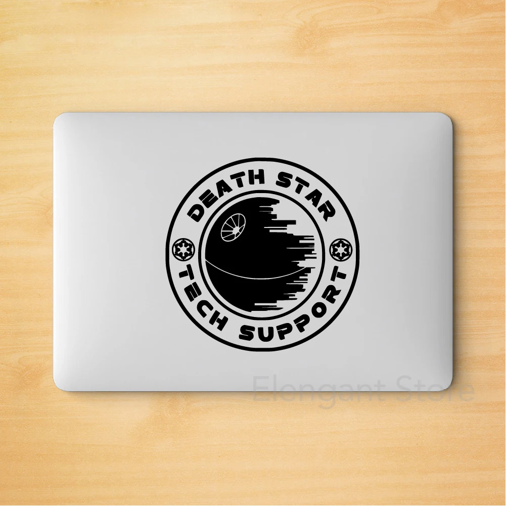 Space Wars Death Star Tech Support Vinyl Art Sticker Car Window