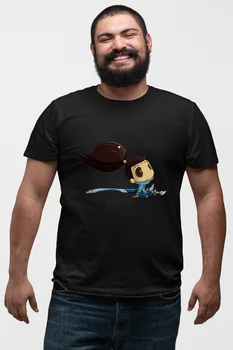 

Angemiel Wear Sitting Sweet Yasuo Black Men 'S Cotton Big Size T-Shirt