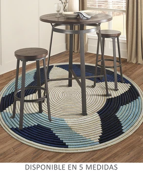 

VILBER African Prints. Vinyl carpet. Round. DAKAR COLOR 03.